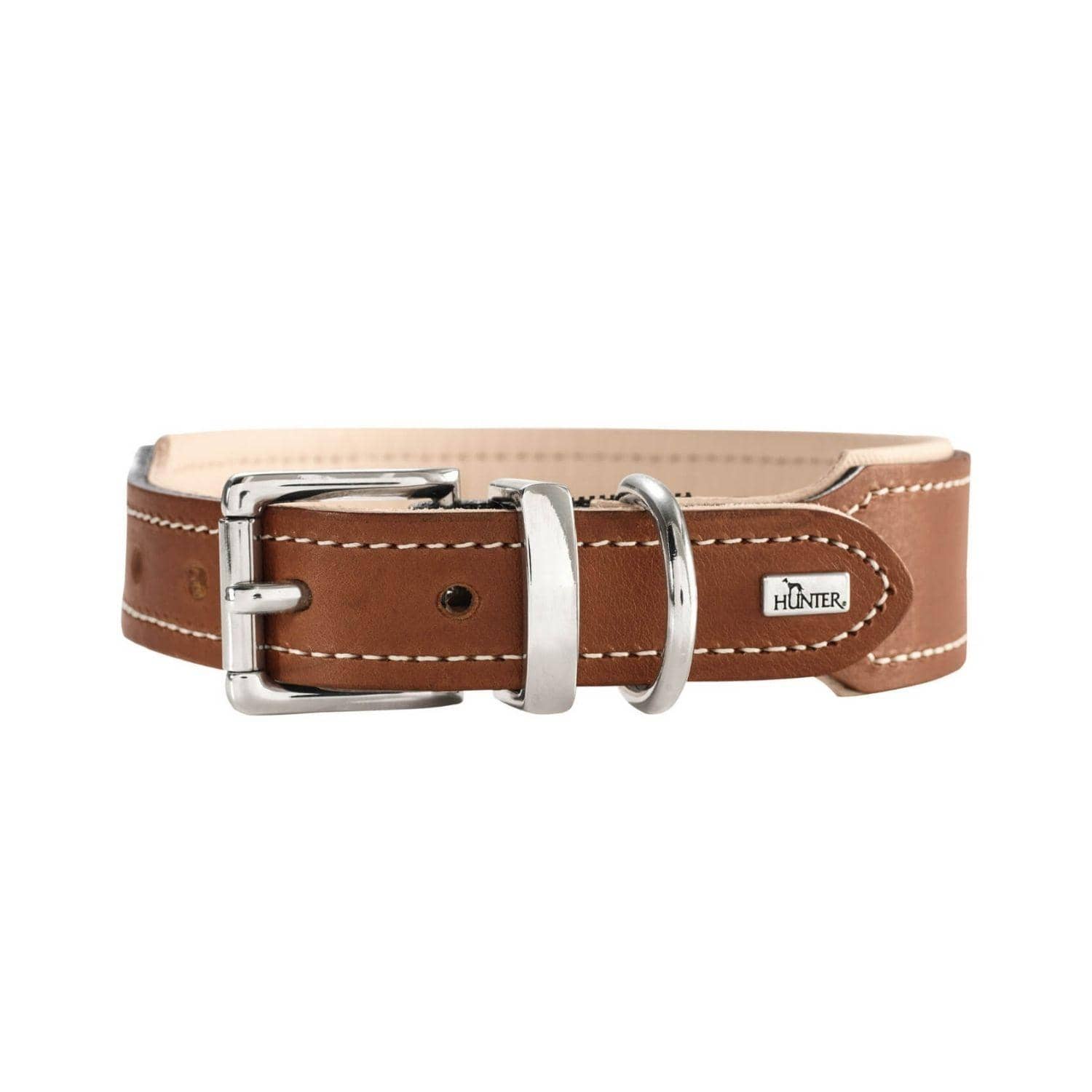 Virginia Organic Brown Leather Dog Collar - Animal Outfitters Cat & Dog  Accessories