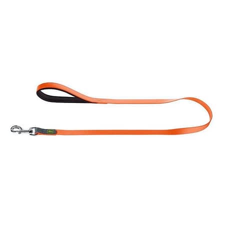 Neoprene comfort leash | Tangerine