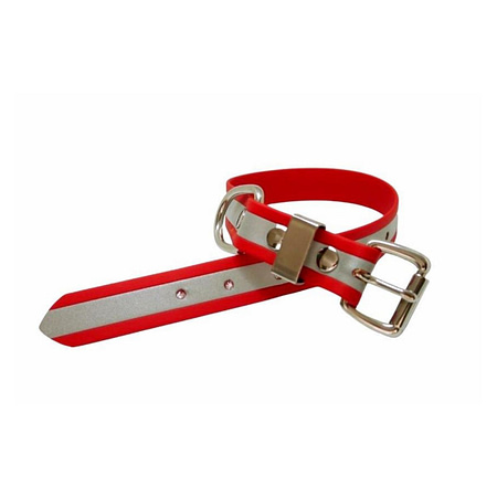 mariner-red-reflective-waterproof-dog-collar