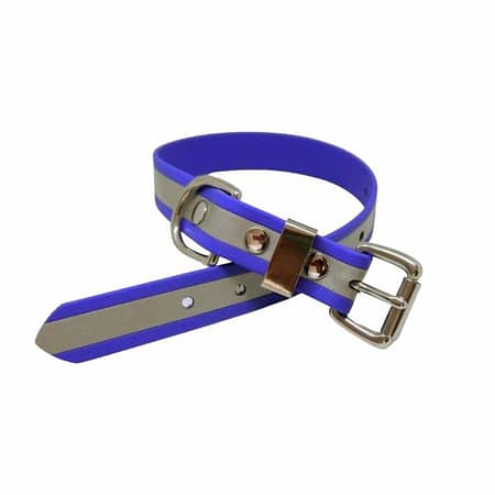 mariner-blue-reflective-waterproof-dog-collar
