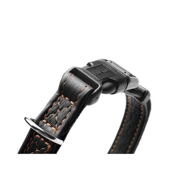 Canadian-elk-black-small-leather-dog-collar